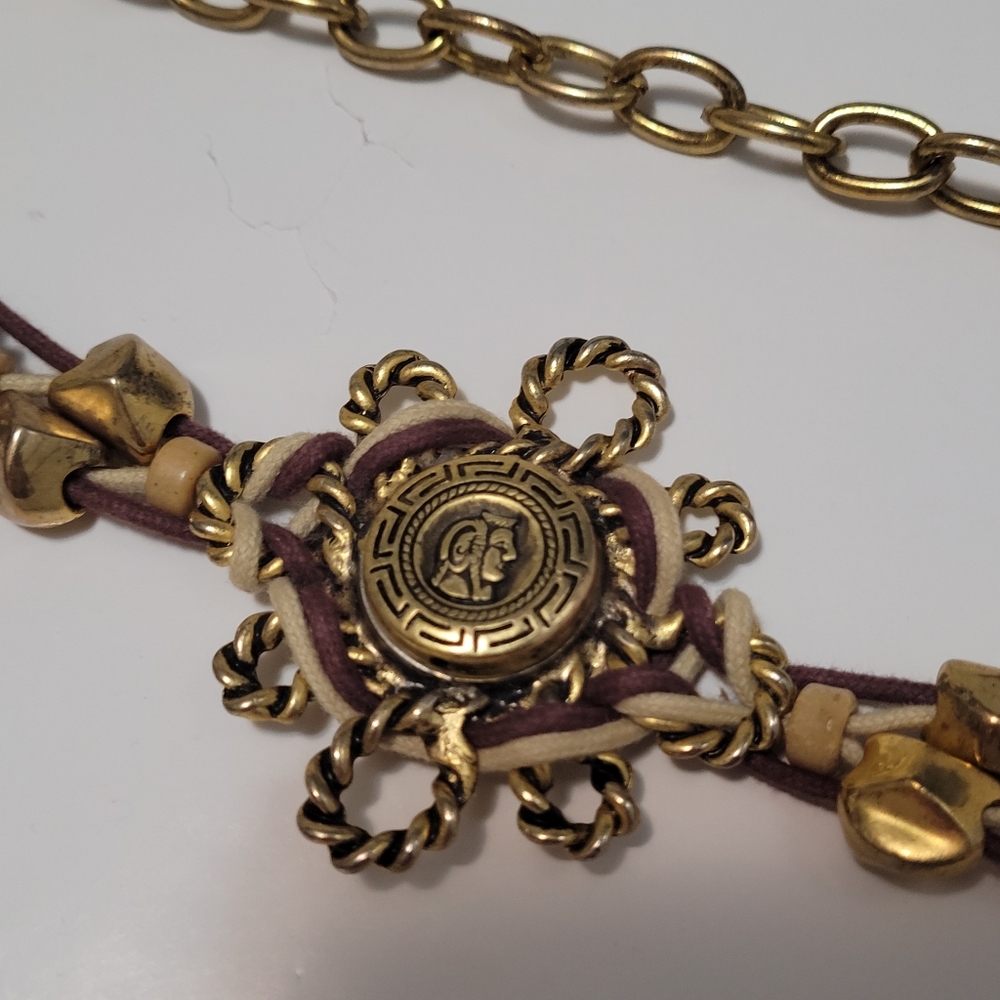 Boho metal chain belt